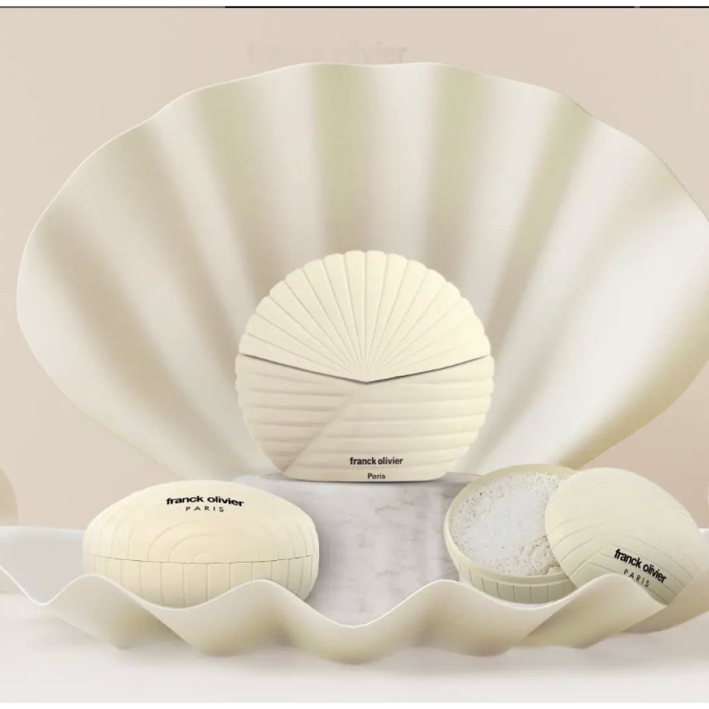 Franck Olivier Dusting Powder 200 Gram + Women Perfume 75ml EDP