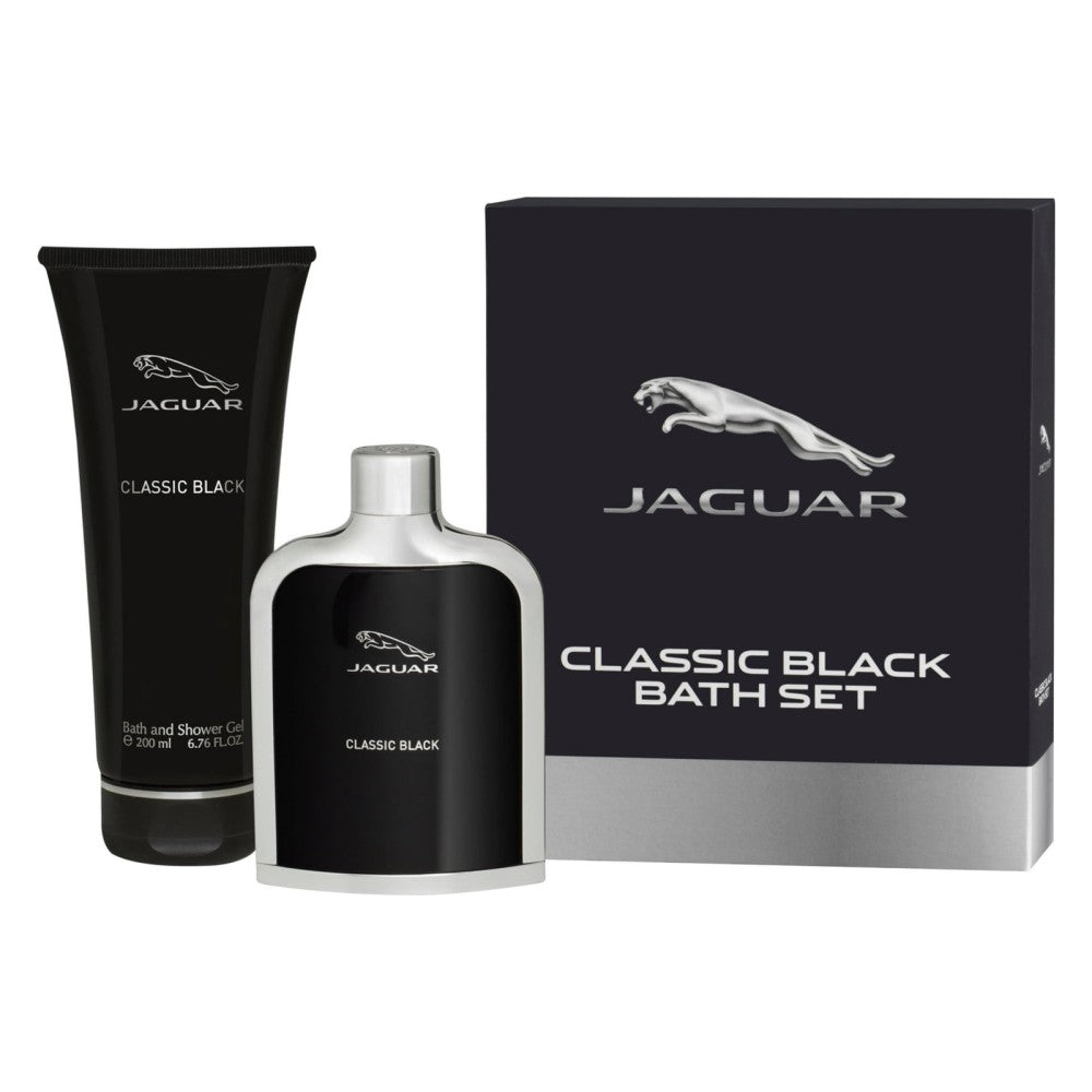 Jaguar Classic Black Bath Set EDT 100ML+Bath&Shower Gel 200ML