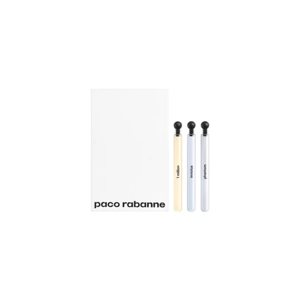 Paco Rabanne Miniature Set EDT 3X4ML 1 Million+ Invictus+ Phantom (For Men)