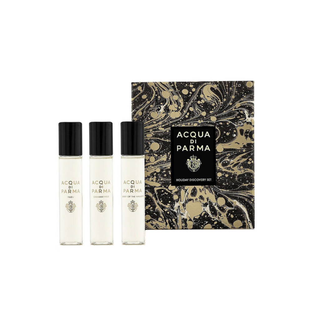 Acqua Di Parma Holiday (U) Discovery Set EDP 3X12ML (Osmanthus+ Yuzu+ Lily Of The Valley)