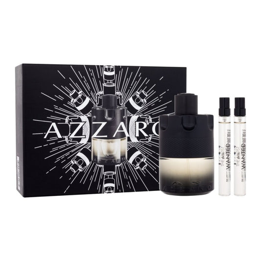 Azzaro The Most Wanted Set EDT Intense 100ML+EDT Intense 2x10ML (For Men)