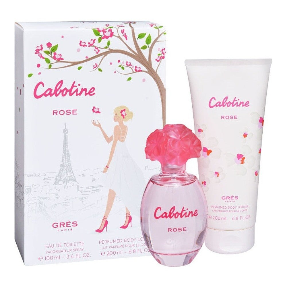 Gres Cabotine Rose Set EDT 100ML+ Perfumed Body Lotion 200ML