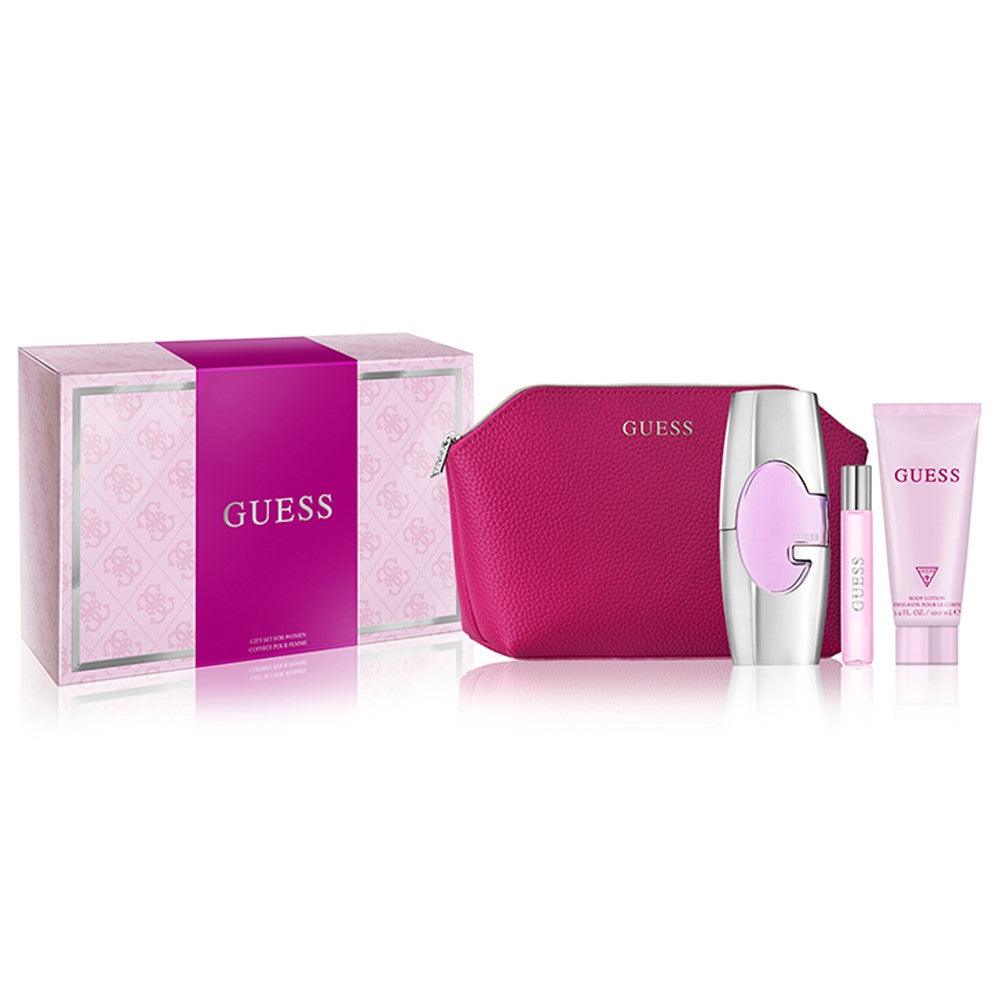 Guess Pink (W)Set EDP 75ML+EDP 15ML+BL100ML+Pouch (2023)