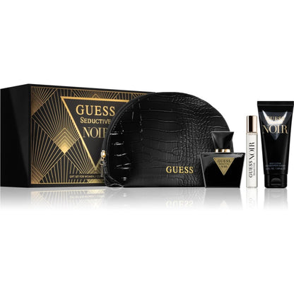 Guess Seductive Noir Set EDT 75ML+BL 100ML+EDT 15ML+Pouch (For Women)