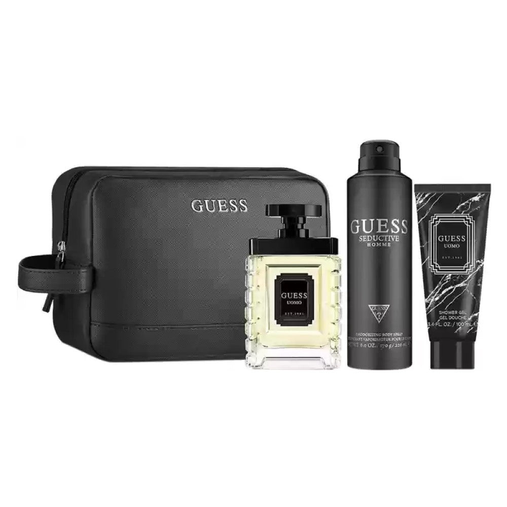 Guess Uomo Set EDT 100ML+SG100ML+Body Spray226ML (For Men)
