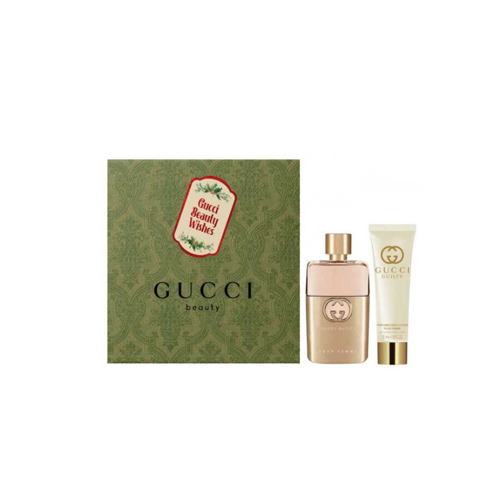Gucci Guilty Pour Femme Gift Set For Women  EDP 50ml+ Body lotion 50ml
