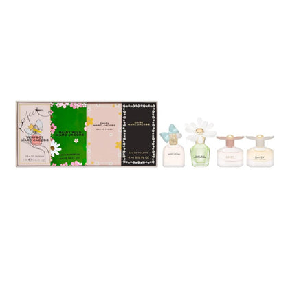 Marc Jacobs Mini Set EDT 3X4ML (Daisy Wild+Daisy Eau So Fresh+Daisy)+Perfect EDP 5ML