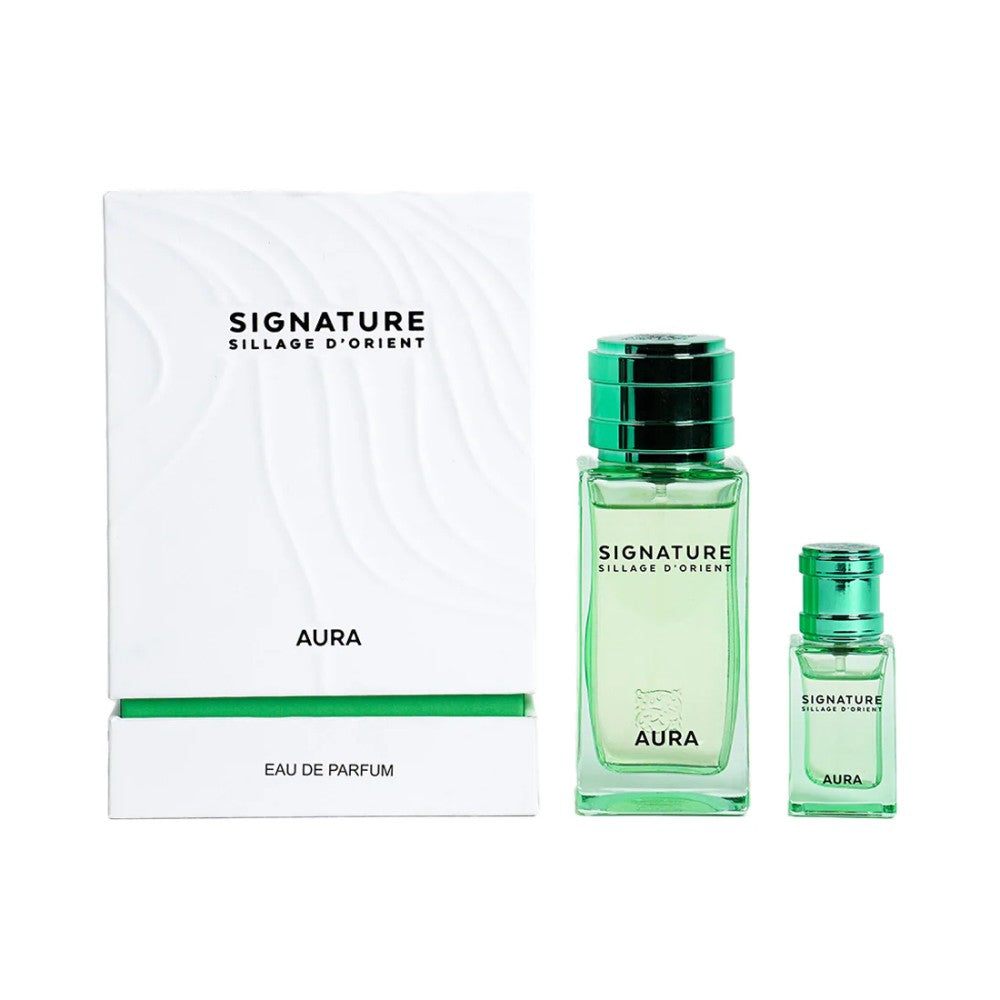 Signature Aura EDP 100ML+15ML Refillable Travel Spray