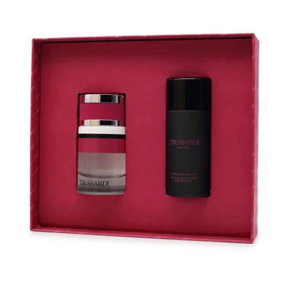 Trussardi Ruby Red Set EDP 60ML+Stardust Body Emulsion 125ML (For Women)