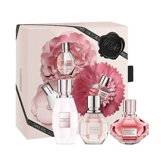 Viktor&Rolf FlowerBomb Trio Set EDP 3X7ml(Flowerbomb+ Flowerbomb Ruby Orchid+ Flowerbomb Nectar)