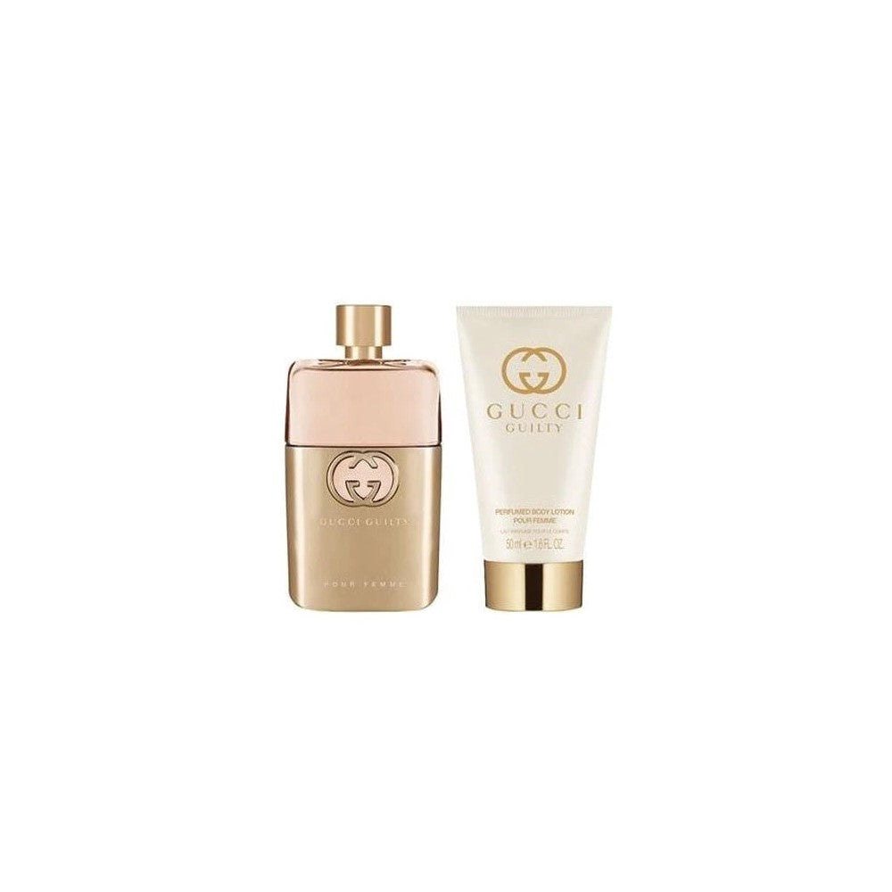 Gucci Guilty Pour Femme Gift Set For Women  EDP 50ml+ Body lotion 50ml