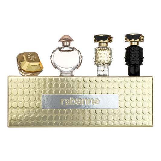 Paco Rabanne (W) Mini Set (Lady Million EDP 5ML+Olympea EDP 6ML+Fame EDP 4ML+Fame Parfum 4ML)