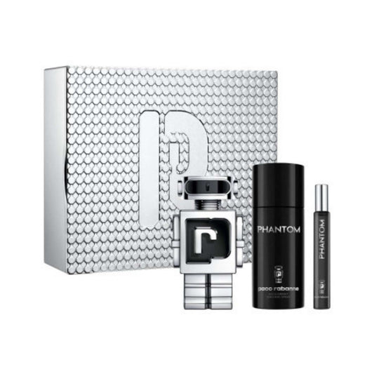 Paco Rabanne Phantom set EDT 100ML+EDT 10ML+Deodorant 150ml (For Men)