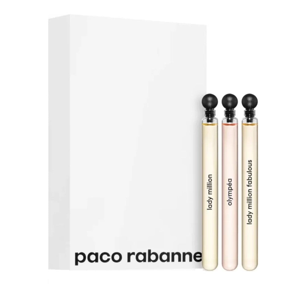 Paco Rabanne Miniature Set EDP 3x4ml Lady Million+ Lady Million Fabulous+ Olympea (For Women)