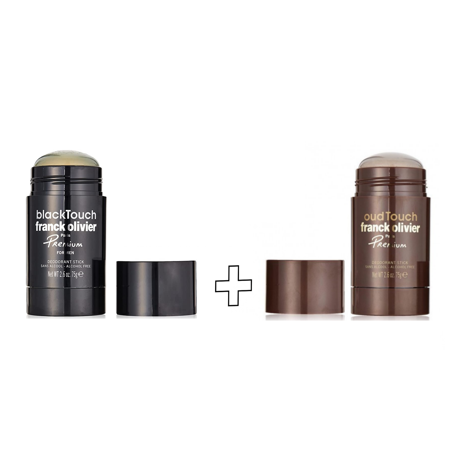 Franck Olivier Black and Oud Touch Deo 75g (Combo)