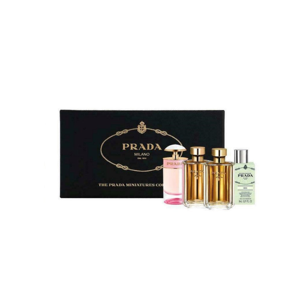 Prada 4pc Miniature Set for Women (Corporate Collection)