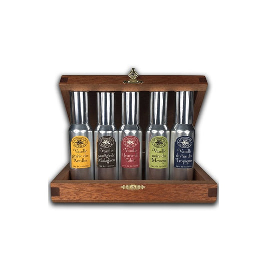 WOODEN COFFRET 5X30ML EAU DE TOILETTE - VANILLES DES ORIGINES